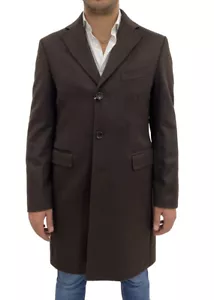 Cappotto uomo Navigare, marrone in Lana e Kashmir, made in Italy, sconto 70%. - Foto 1 di 10