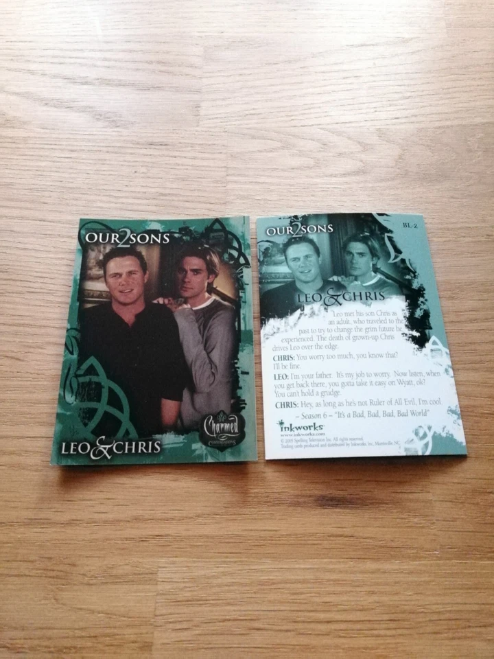 Charmed Conversations BoxLoader Promo Trading Card BL-2  LEO & CHRIS - Bild 1 von 1