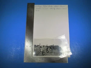 Vintage s/w Foto Howe's Great London Circus Shorty Evans Clown Pony #C5 S5014 - Bild 1 von 2