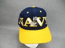 NAVY  Bill the Goat mascot  Gold and Blue Adjustable Baseball Hat Cap Logo 7