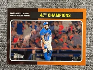 Adolis Garcia 2024 Topps Heritage Chrome Baseball Playoff Highlights #460 /699 - Picture 1 of 3