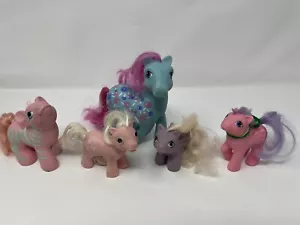 Vintage My Little Pony G1 Lot ~Sweet Tooth, Zigzag Zebra, Yo-yo, FLAWS~5 Pcs - Picture 1 of 9