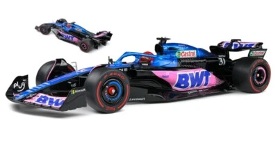 MODELLINO AUTO F1 STATICO SOLIDO ALPINE A523 #31 MONACO GP 2023 OCON SCALA 1:18 - Immagine 1 di 4