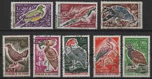 Ivory Coast 1965-1966, Birds, SG  261-269, two full sets Very Fine Used - Picture 1 of 2
