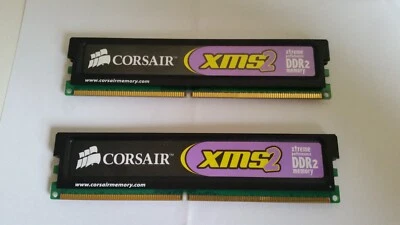 Corsair XMS2-6400 1GB DDR2 Ram [2x 512mb/800MHZ/5-5-5-12 - Image 1 of 2