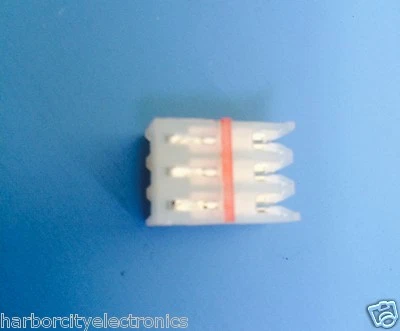 09-06-1038 MOLEX CONNECTOR 3 POSITION .156 IDC 20AWG TIN - Image 1 of 3