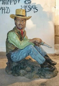Clint Eastwood Large Resin Sculpture / Statue Signed By Peter Mook , P. Mook - Picture 1 of 8