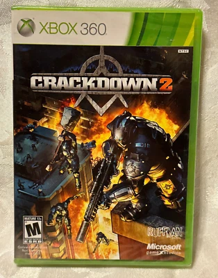 CRACKDOWN 2 XBOX 360 GAME BRAND NEW Y FOLD FACTORY SEALED - Image 1 of 2