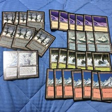 Ice Age Snow-Covered Island Swamp Plains Mountain Forest Other MTG