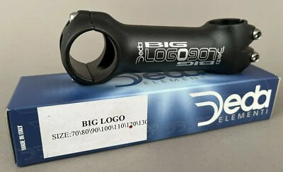 Deda Big Logo Stem 120mm Road Mountain 1” Or 1 1/8 Steer Tube NOS New In Box - Image 1 of 3