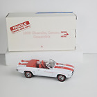 1993 Danbury Mint 1:24 1969 Chevrolet Camaro SS Racing Colors White Red Stripes
