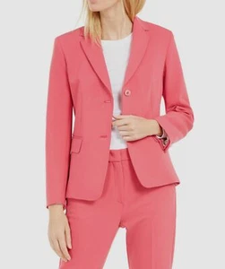 $850 Weekend Max Mara Womens Pink Two-Button Solid Suit Blazer Jacket Size US 6 - Picture 1 of 3