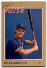1988 Grand Slam Baseball Card Kyle Hartshorn b Jackson Mets #6
