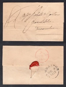 GB Cambridge 1833 Empty Wrapper / Cover to Barnstaple - Picture 1 of 3