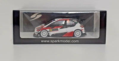 MODELLINO AUTO SCALA 1:43 SPARK TOYOTA YARIS WRC KATSUTA RALLY MONTE CARLO 2020 - Immagine 1 di 4
