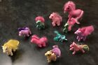 Bundle of 11 little ponies including a unicorn in the style of My Little Pony