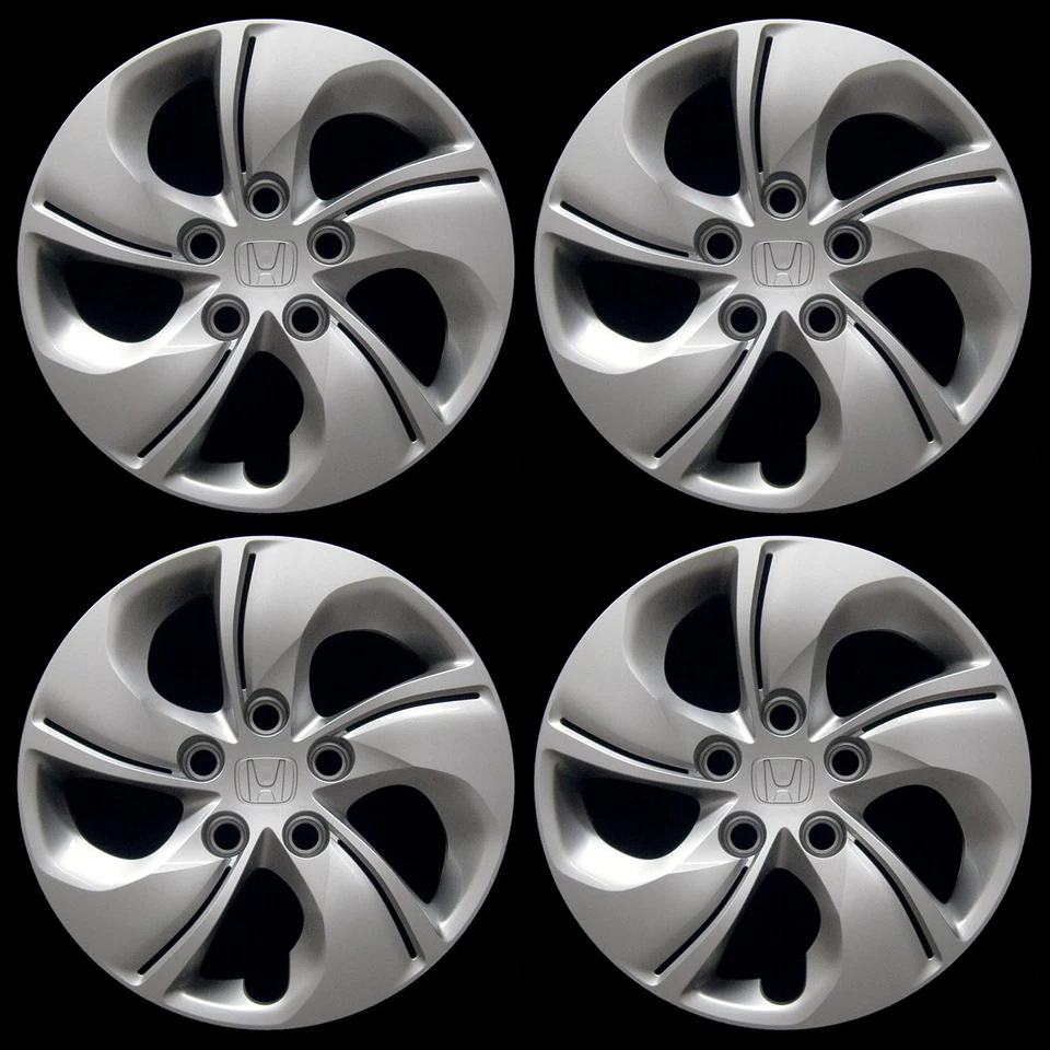 Hubcap Set Honda Civic 2013-2015 - Genuine OEM Factory 15-inch Wheel Cover 55092 - Image 1 of 4
