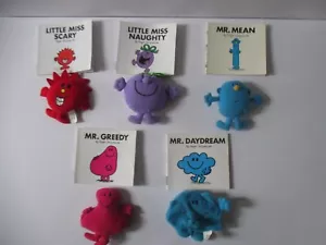 Fünf Mr Men und Little Miss Bücher mit dazugehörigen Stofftieren gebraucht - Bild 1 von 7