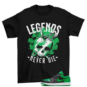 Legendary Lucky Green Shirt to Match Jordan 1 Low Lucky Green 553558-065 - Picture 1 of 2