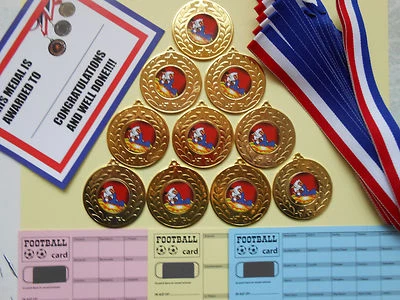 FUNDRAISING AND MEDALS JUDO-MEDAILLEN X 10 METALL/50 MM/GOLD - SILBER ODER BRONZE/ZERTIFIKATE/KARTEN