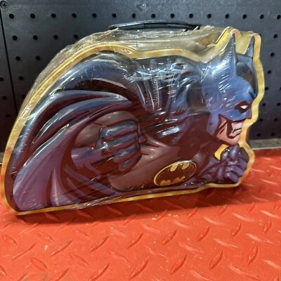 Fiambrera vintage Batman Profile 11" lata caramelos años 2000 nueva con etiquetas Foto 1 de 4