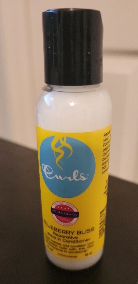 Curls Blueberry Bliss Reparative Leave-in Conditioner 2 oz Travel Size mini nwob - Image 1 of 1