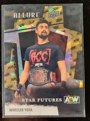 2022 AEW Allure Wheeler Yuta AEW LOGO /299 Trading Card #90851 - Image 1 of 2