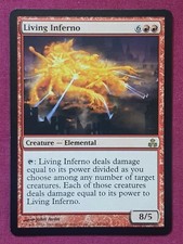 Magic The Gathering GUILDPACT LIVING INFERNO single red card MTG