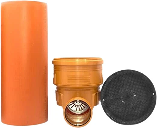 KG Schacht mit Rückstauklappe DN 400 Komplett Set