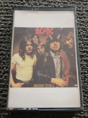 AC DC "HIGHWAY TO HELL"  VINTAGE 1979 CASSETTE/ATLANTIC CS 19244/EXCELLENT COND. - Image 1 of 4