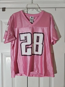 Chris Johnson Tennessee Titans Pink #28 Jersey Woman’s Med  Used - Picture 1 of 8