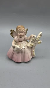 Josef Originals Birthday Angel 4 Years Old Girl Figurine Lavender Dress Japan - Picture 1 of 6