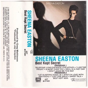 Sheena Easton Best Kept Secret Cassette 1983 Club Edition Dolby 4XT 517101 - Imagen 1 de 7