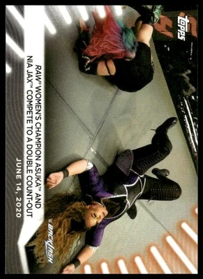 2021 Topps WWE Women's Division #27 Asuka and Nia Jax - Image 1 of 2