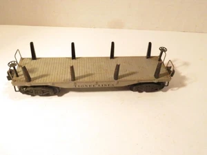 LIONEL POSGUERRA - 6411 DIECAST FLAT CAR - ORIGINAL - 0/027 - JUSTO - S31UU - Imagen 1 de 4