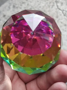 Vintage Swarovski Souvenir Crystal Ball Paperweight - Picture 1 of 12