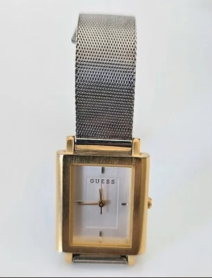 GUESS Wristwatch Womens Silver Tone Mesh Band Watch, Quartz, Working  - Image 1 of 4