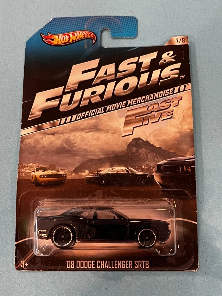Super RARE 2012 Hot Wheels Fast and Furious 08 Dodge Challenger Srt8