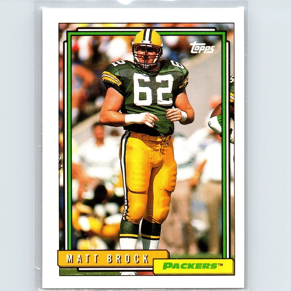 1992 Topps - Matt Brock #561 - Green Bay Packers - Image 1 of 2