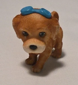 Cachorro en mi bolsillo perro flocado perro bronceado - Imagen 1 de 8