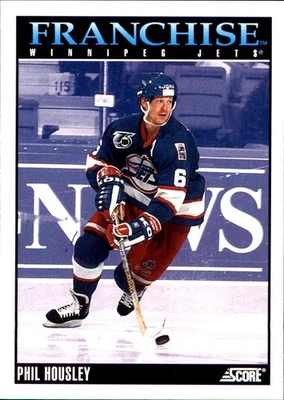 Phil Housley 1992-93 Score #440 Winnipeg Jets FREE SHIPPING AutographDen - Image 1 of 2