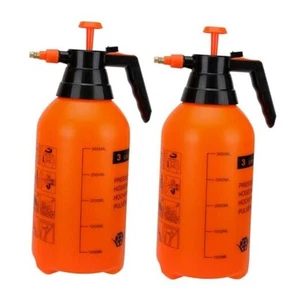 3L/0.8Gallon Handheld Garden Pump Sprayer, 2Pack Pressure Water 3L-2PCS-Orange - Picture 1 of 7