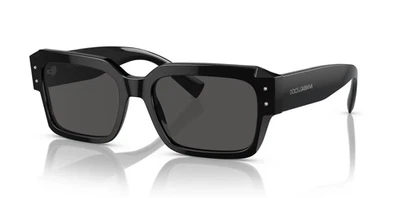 Nuevas gafas de sol Dolce & Gabbana para hombre DG4460 501/87 lentes negras/grises brillantes 56 mm Foto 1 de 4