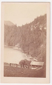 Schwansee B.Hohenschwangau Pebble Immenstadt CDV Photo 1865 - Picture 1 of 1