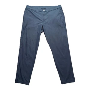 Pantalone uomo Lululemon 38x32 blu navy ABC vestibilità classica elasticizzato - Foto 1 di 9
