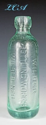 Raro WILBER NEBRASKA blob top BLOB TOP botella de refresco semi BASE ROONDA crudo y limpio Foto 1 de 4