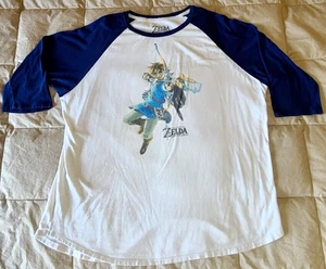 Zelda LINK Nintendo Breath of the Wild Shirt Official 2XL Trikot *LESEN* - Bild 1 von 8
