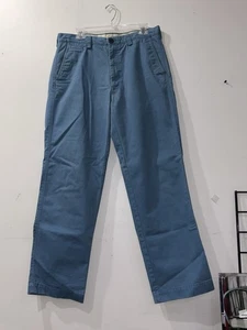 Mens Blue Haggar LK Pants 34Wx32L - Picture 1 of 6