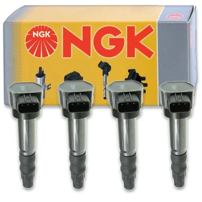 Bobina de encendido NGK de 4 piezas para Mitsubishi Galant 2004-2012 2,4 L L4 - Bujía ob Foto 1 de 4