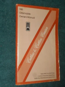 1981 OLDSMOBILE CUTLASS & CUTLASS CRUISER / OWNER'S MANUAL / GUIDE - Picture 1 of 4